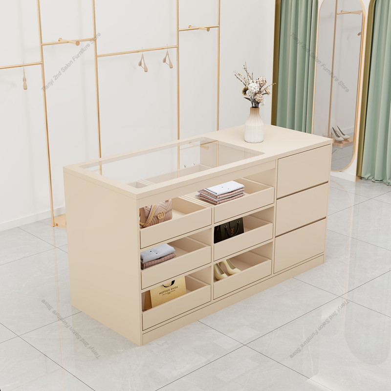 Storage & Organization - Moderner Kreativer Kleidungsladen Insel-Schrank Mehrschichtige Aufbewahrung