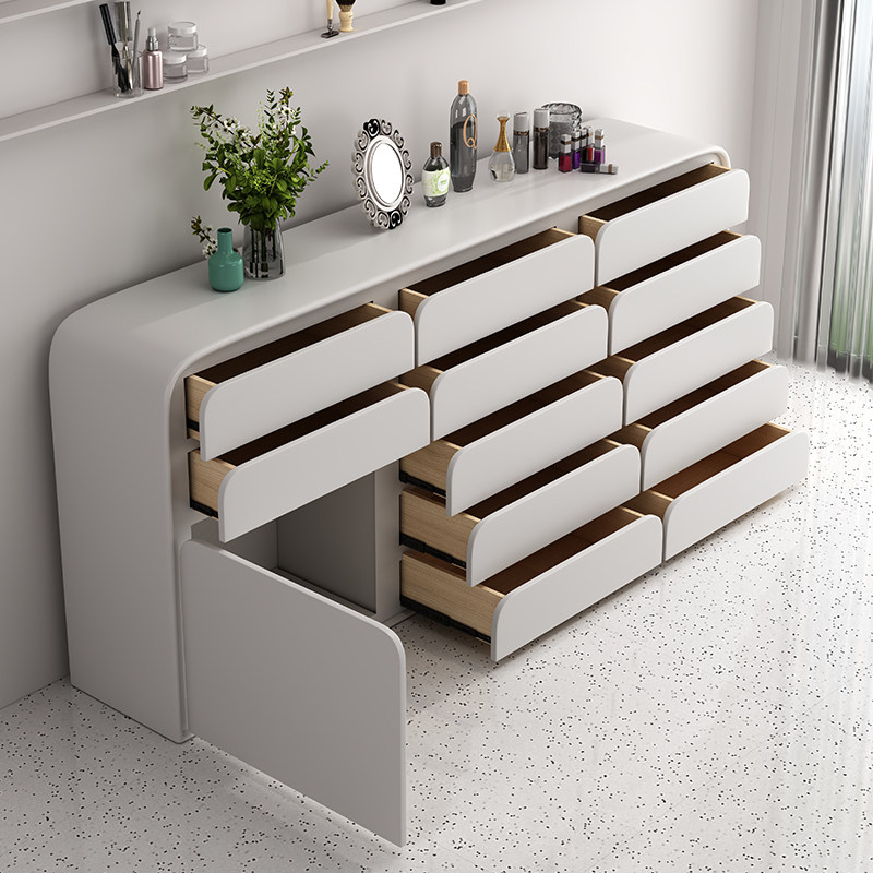 Storage & Organization - Italienischer minimalistischer Nagelkunst-Vitrinenschrank, Bodenschrank zur Aufbewahrung
