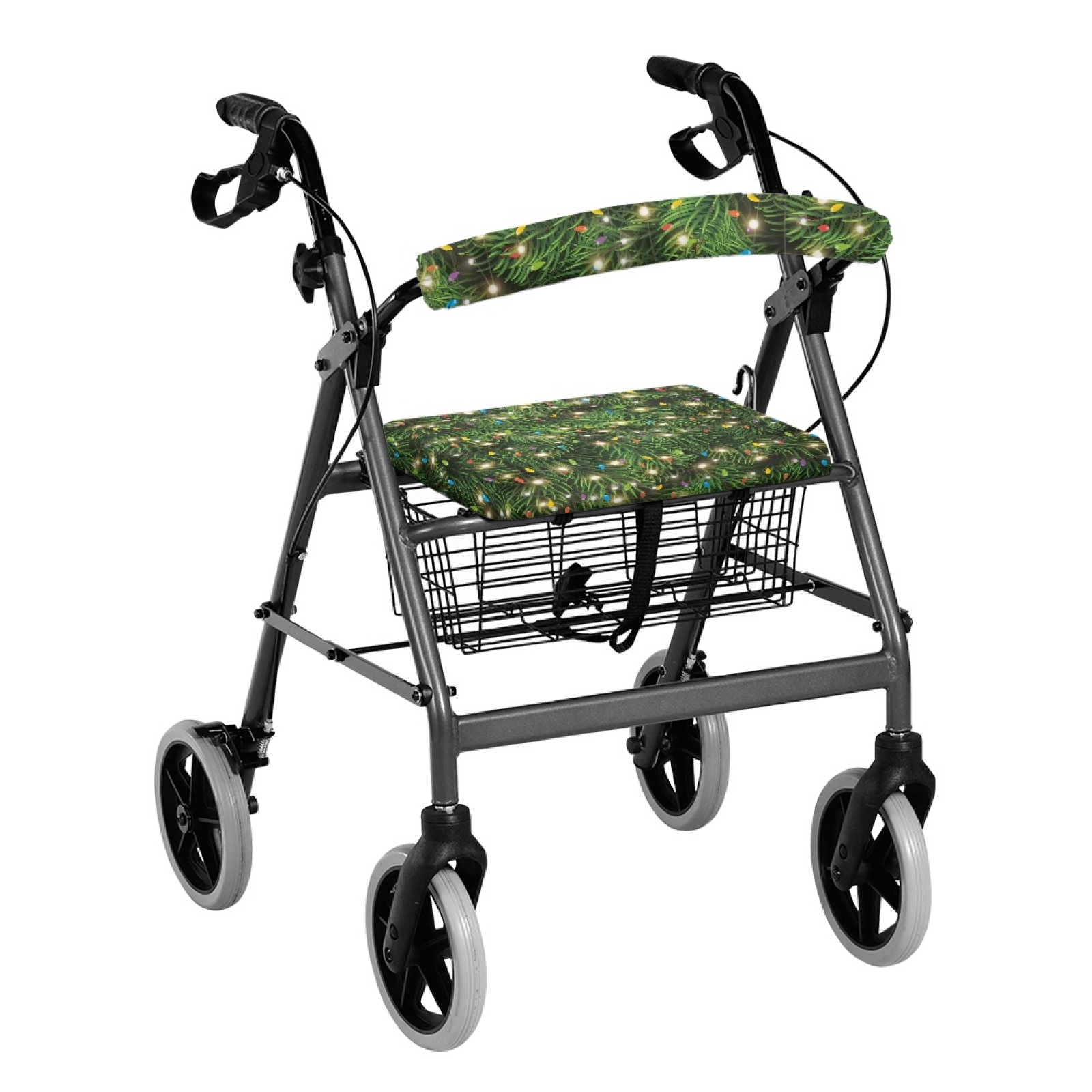 Lighting - Coloranimal Kiefernzweig-Lichter 2 Stück Rollator-Gehhilfen-Bezug Polyester