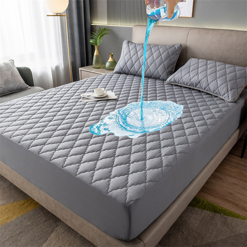 Waterproof Mattress Protector Breathable - Wasserdichte Stepp Elastische Ausgestattet Blatt Matratze