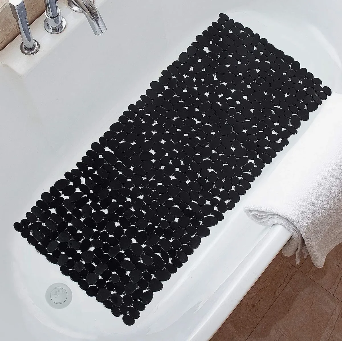 Quick Dry Diatomite Bath Mat - Rutschfeste Duschmatte mit Kieselsteinmuster, 40 x