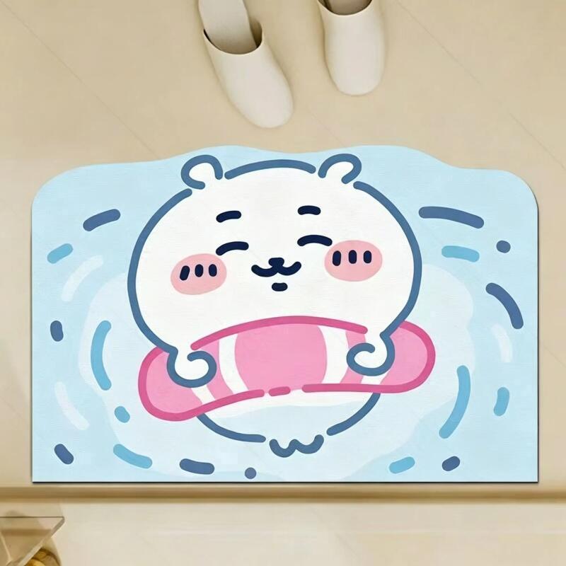 Quick Dry Diatomite Bath Mat - Chiikawa, Hachiware, Usagi – niedliche Cartoon-Badematte