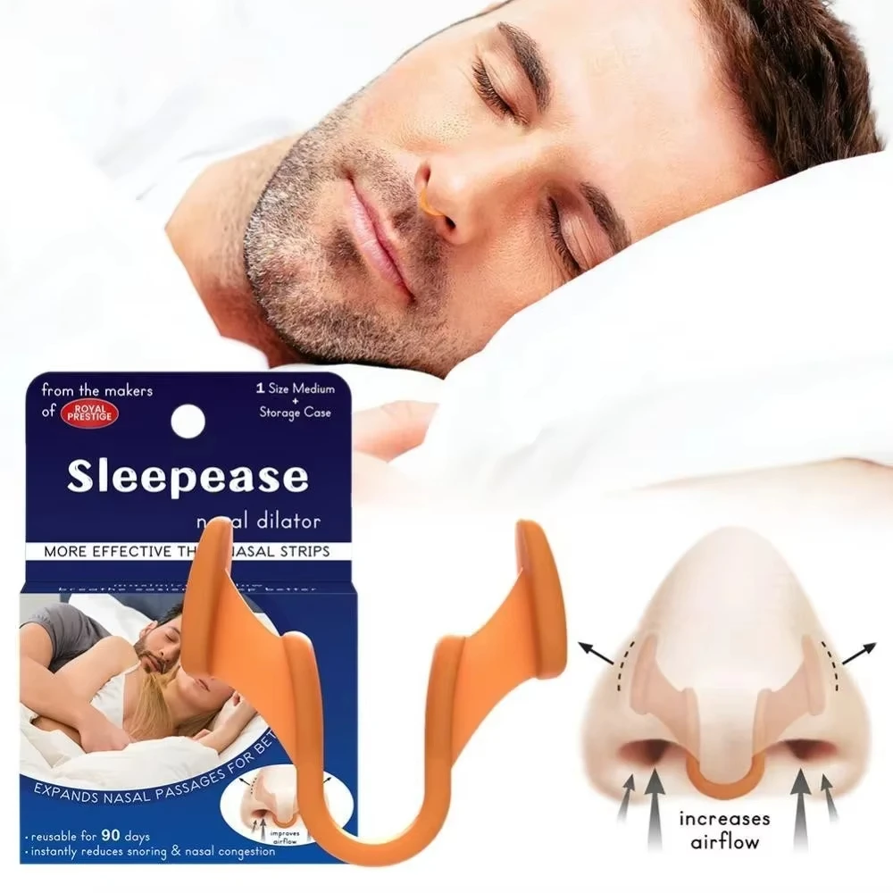 Anti Snore Contour Pillow - Silikon-Nasenklammer gegen Schnarchen, Nasendilatator, Schnarchstopper, erleichtert