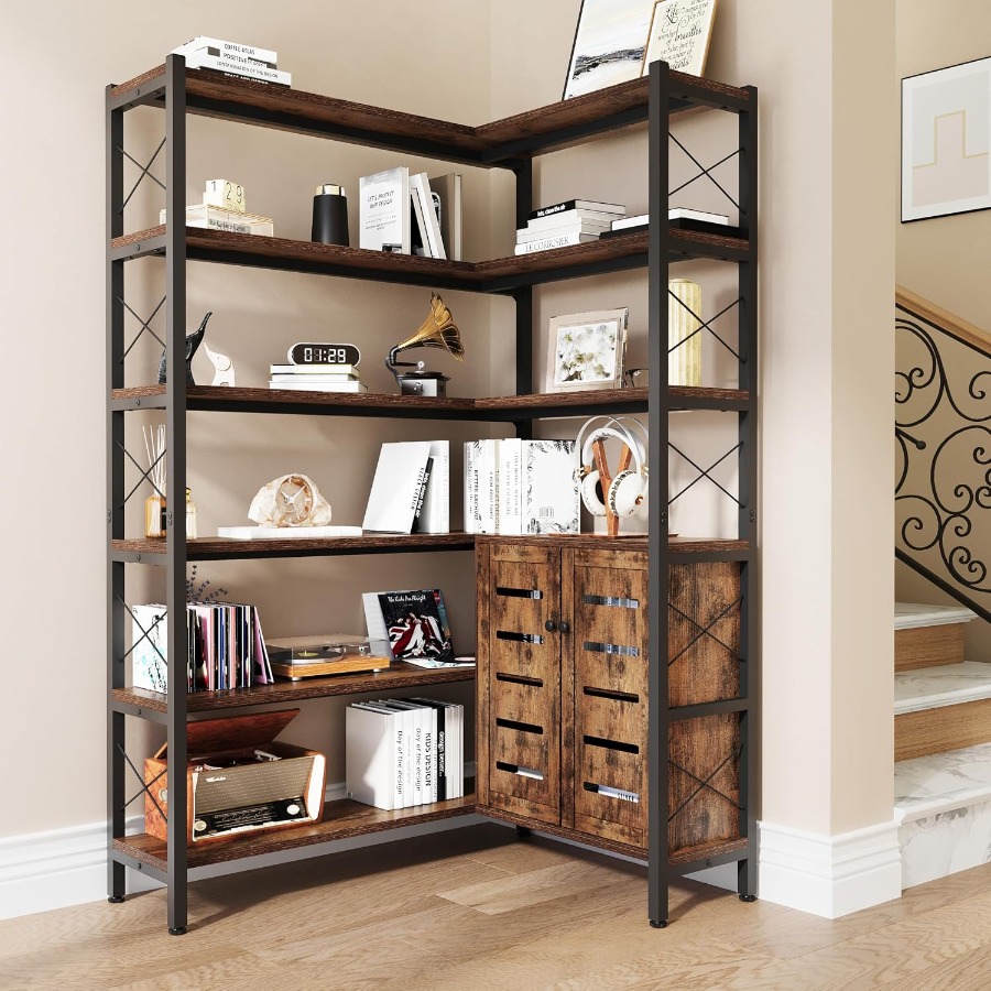 6-Regal-Eckbücherregal für das – Storage & Organization Bewertung und Preis