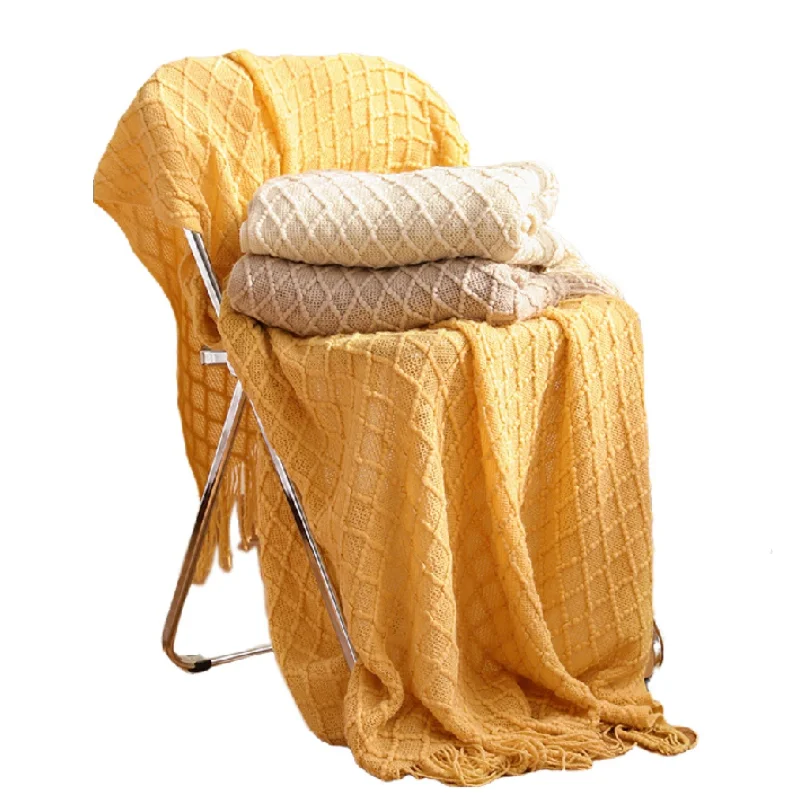 Textile City Diamant-Strickdec – Boho Throw Blanket Fringe Bewertung und Preis