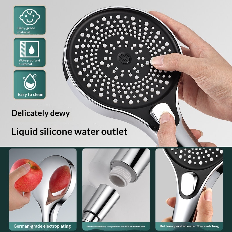 Hochdruck-Handbrause mit 3 Str – High Pressure Shower Head Handheld Bewertung und Preis