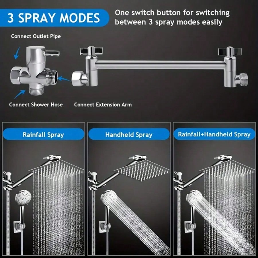 Hochdruck-Regenduschkopf & Han – High Pressure Shower Head Handheld Bewertung und Preis