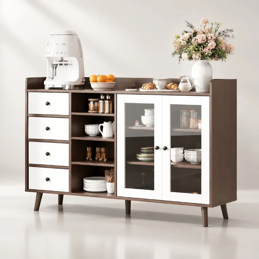 55 cm breites Sideboard mit Gl – Storage & Organization Bewertung und Preis