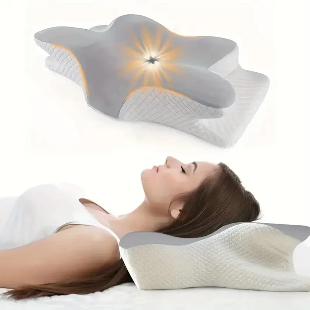 Memory-Schaum-Kissen Schmetter – Memory Foam Orthopedic Pillow Neck Pain Bewertung und Preis