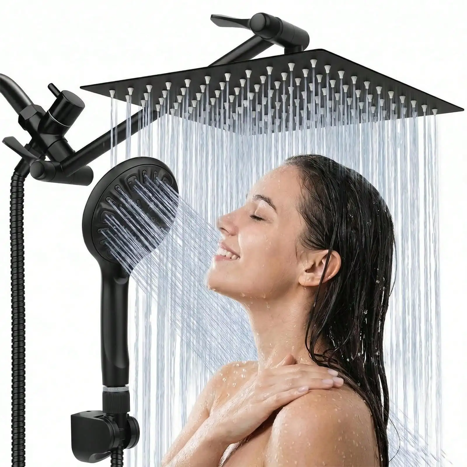 Doppel-Duschkopf mit Handbraus – High Pressure Shower Head Handheld Bewertung und Preis