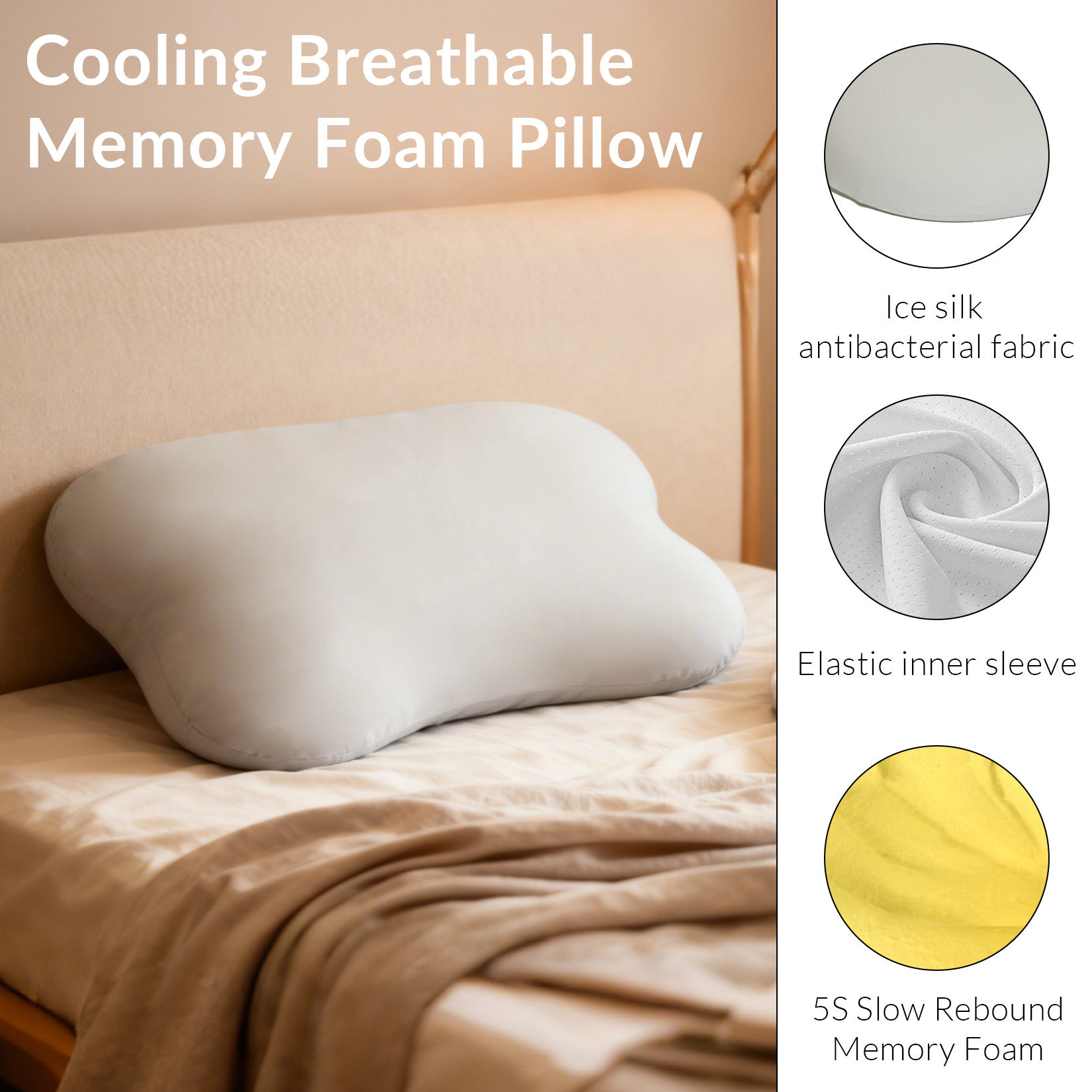 Nackenkissen zur Linderung von – Memory Foam Orthopedic Pillow Neck Pain Bewertung und Preis