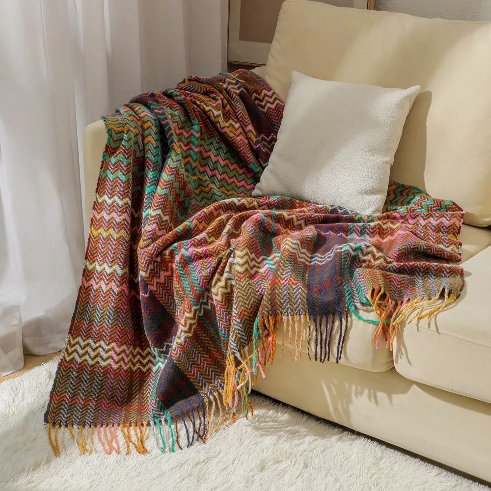 Boho-Wellen-Wurfdecke mit Quas – Boho Throw Blanket Fringe Bewertung und Preis
